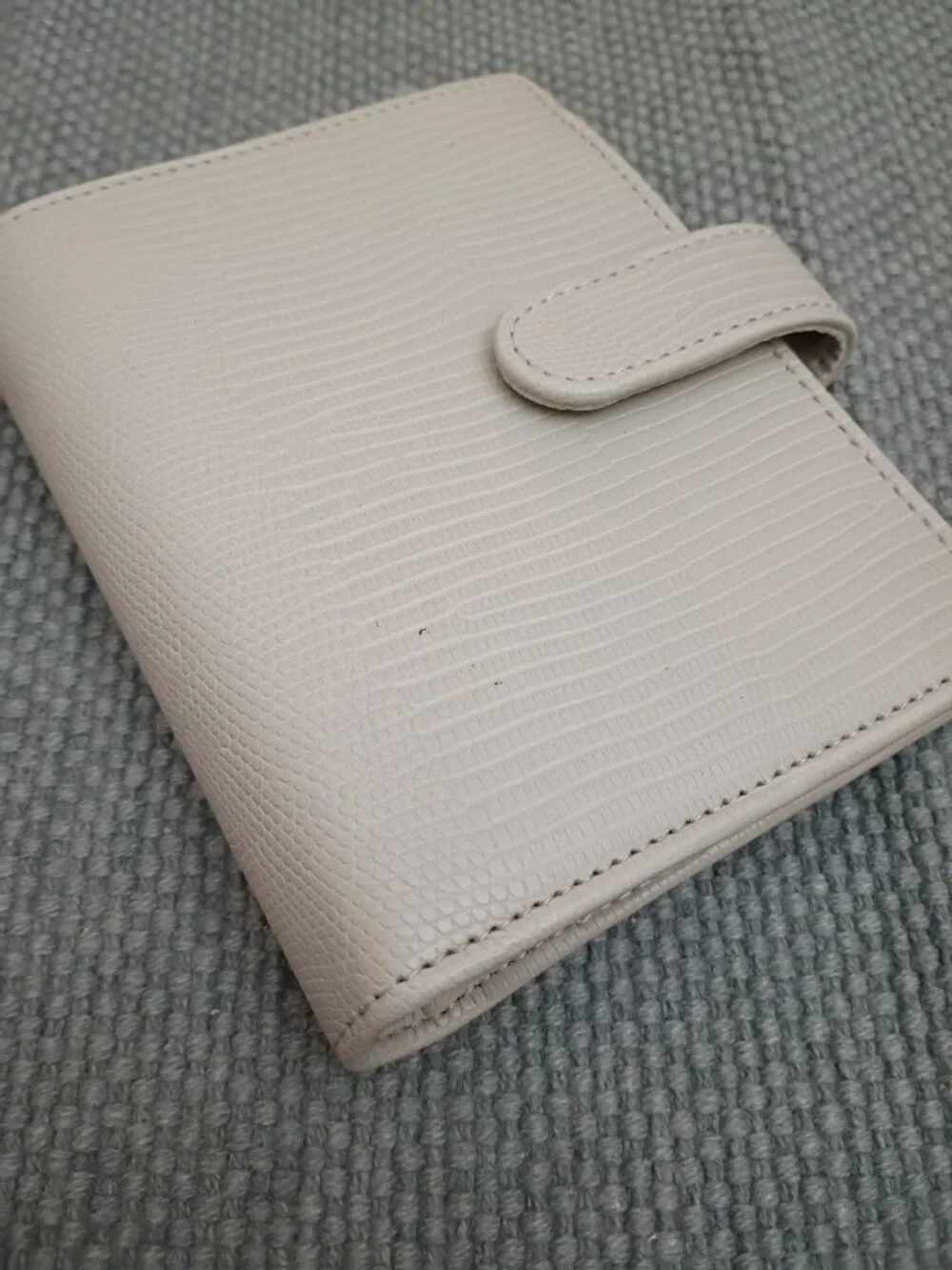 Aesthetic Dollar A7 Budget Binder Wallet Gray Lizard Print